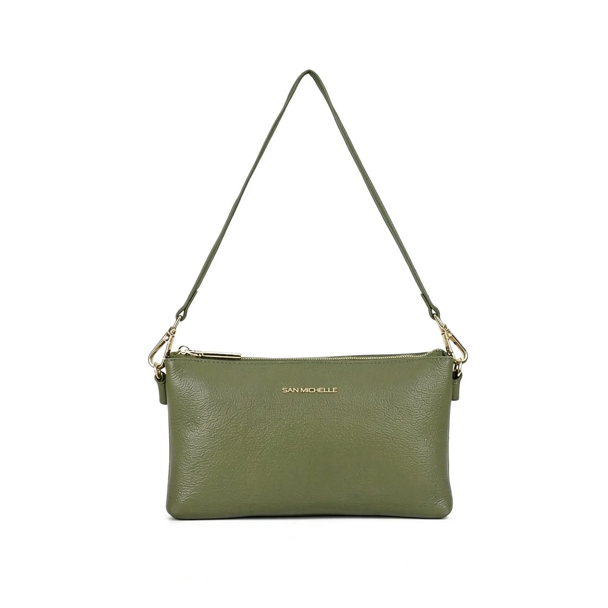 Brook Leather Crossbody Bag - Green