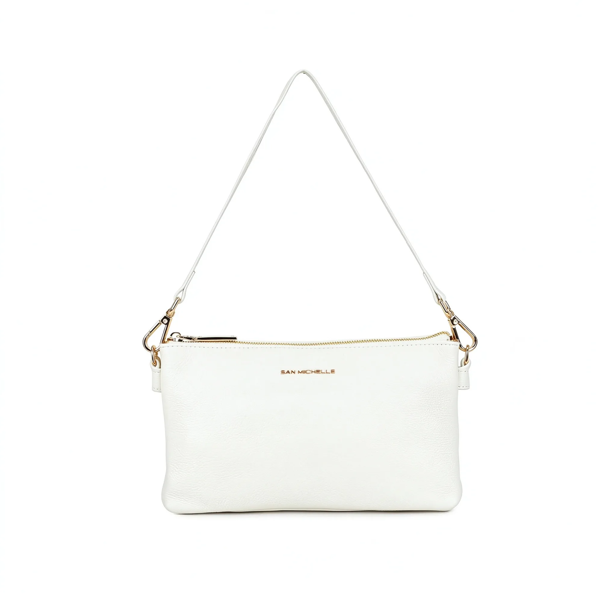 Brook Leather Crossbody Bag - Cream