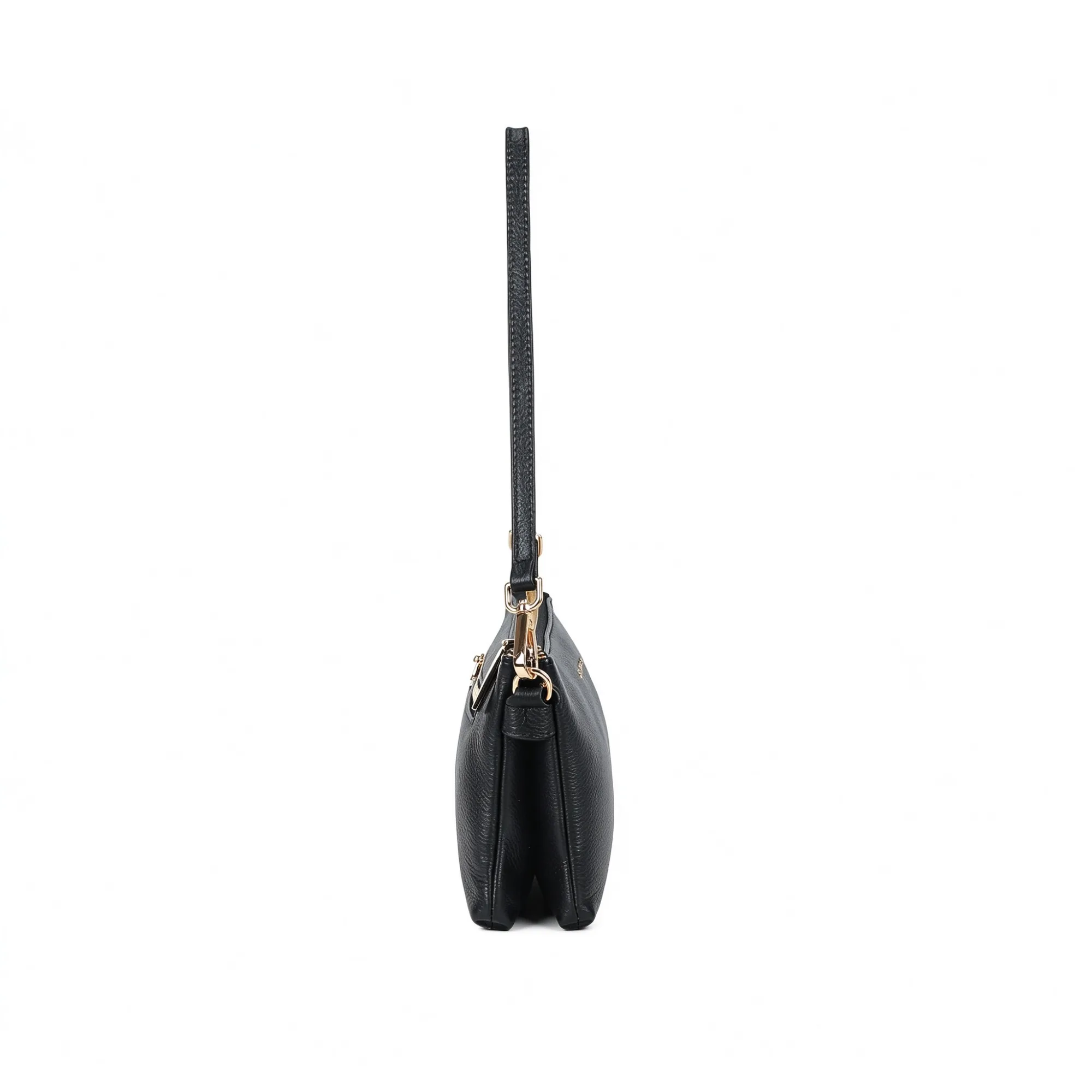 Brook Leather Crossbody Bag - Black view 4