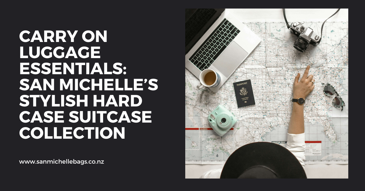 Carry On Luggage Essentials: San Michelle’s Stylish Hard Case Suitcase Collection