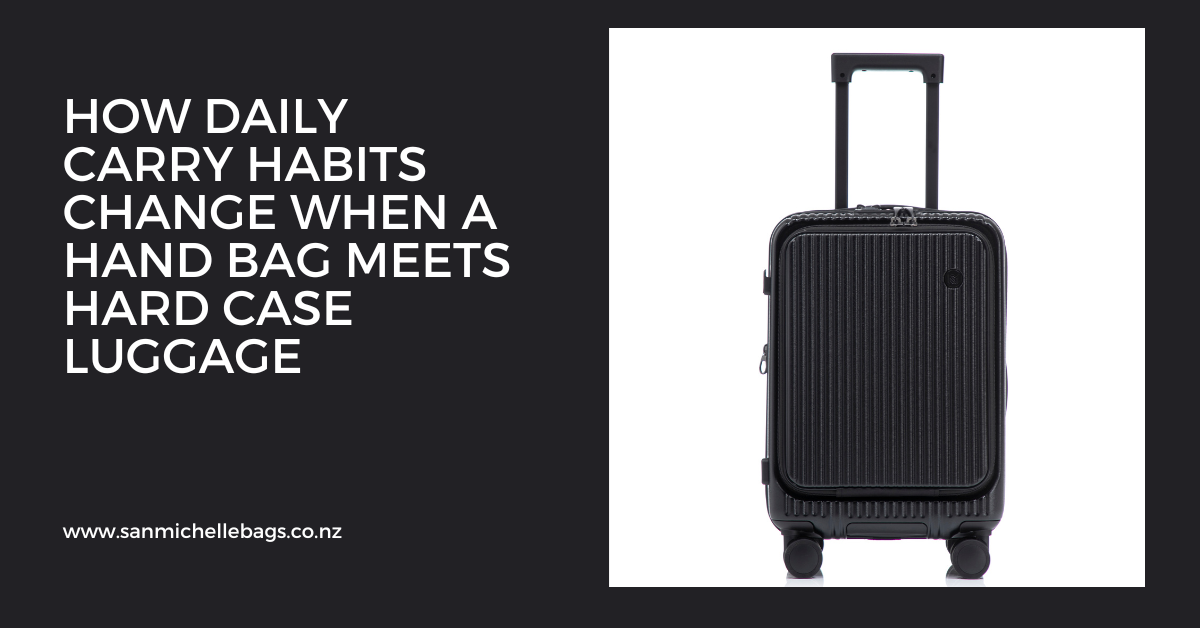 How Daily Carry Habits Change When a Hand Bag Meets Hard Case Luggage