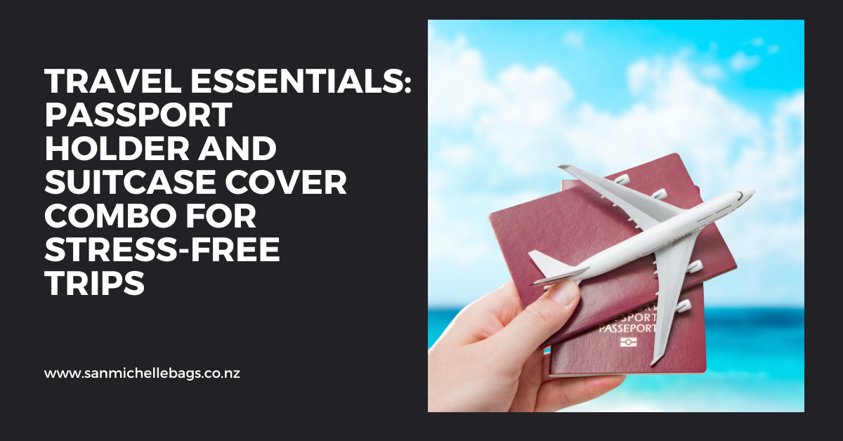 Travel Essentials: Passport Holder and Suitcase Cover Combo for Stress-Free Trips