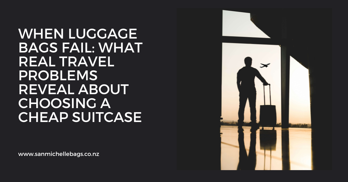 When luggage bags Fail: What Real Travel Problems Reveal About Choosing a cheap suitcase