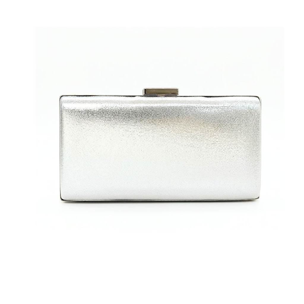 Adele Clutch Bag - Silver view 3