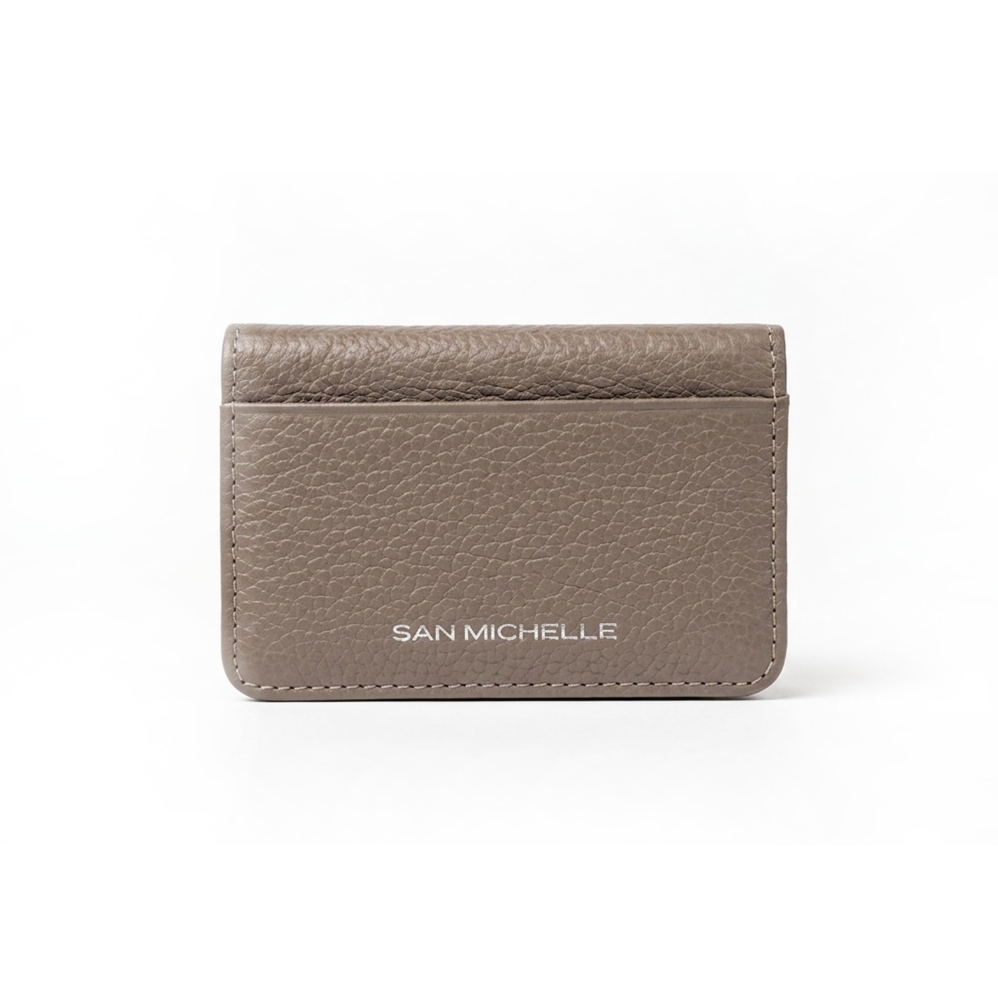 Alvie Leather Card Holder - Mocha