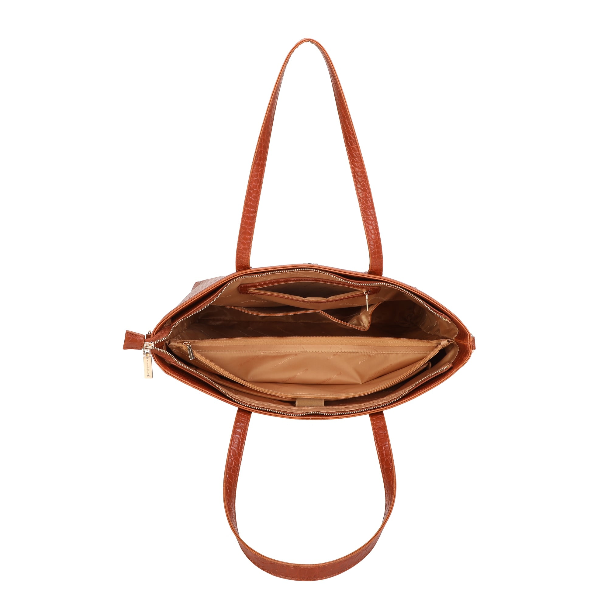 Amber Large Tote Bag - Brown view 5