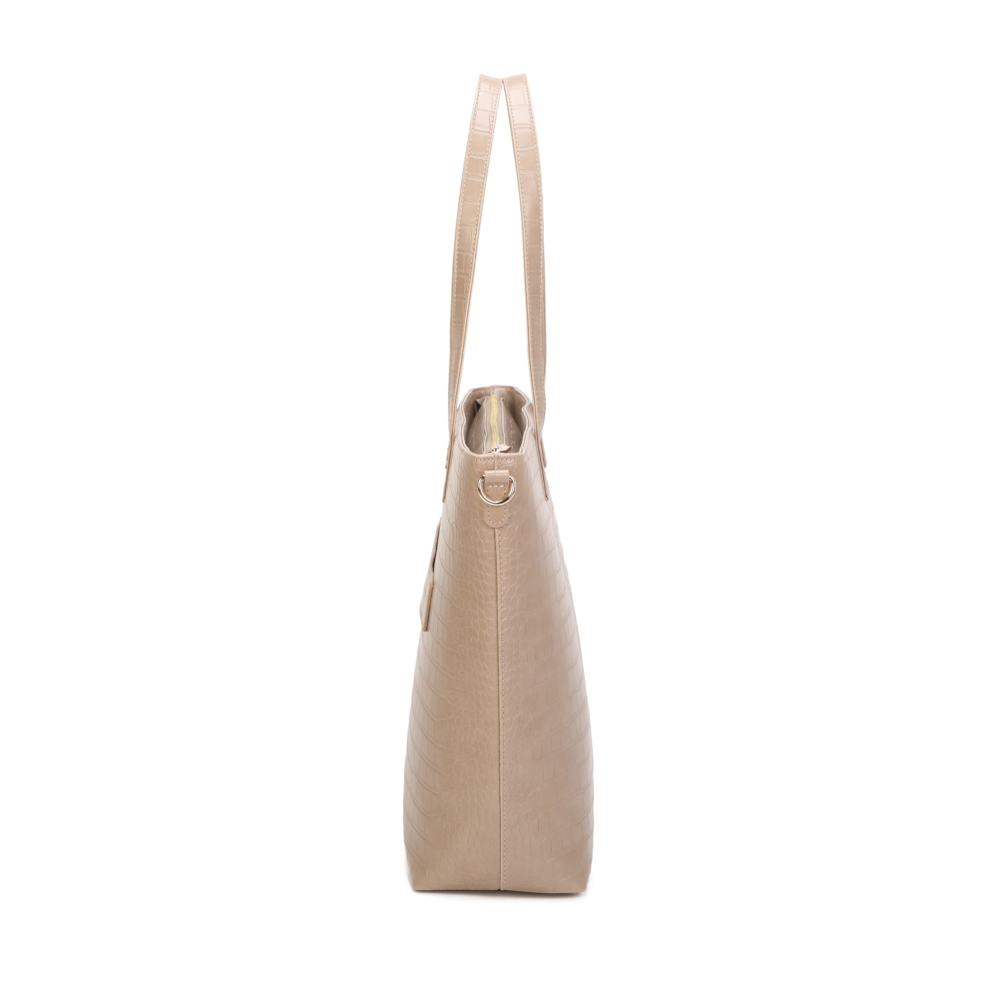 Amber Large Tote Bag - Camel view 3