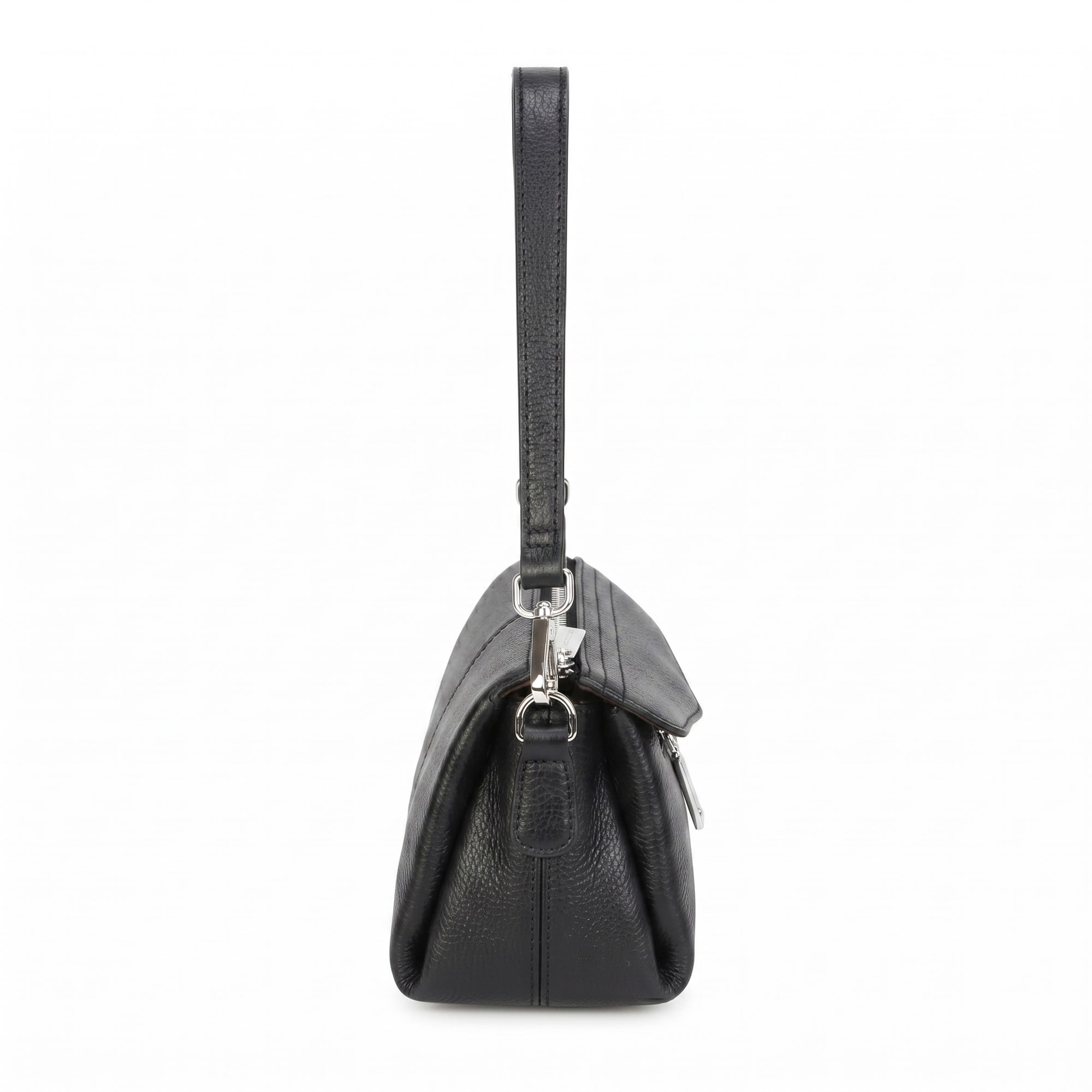 Anna Leather Crossbody Bag - Black view 4