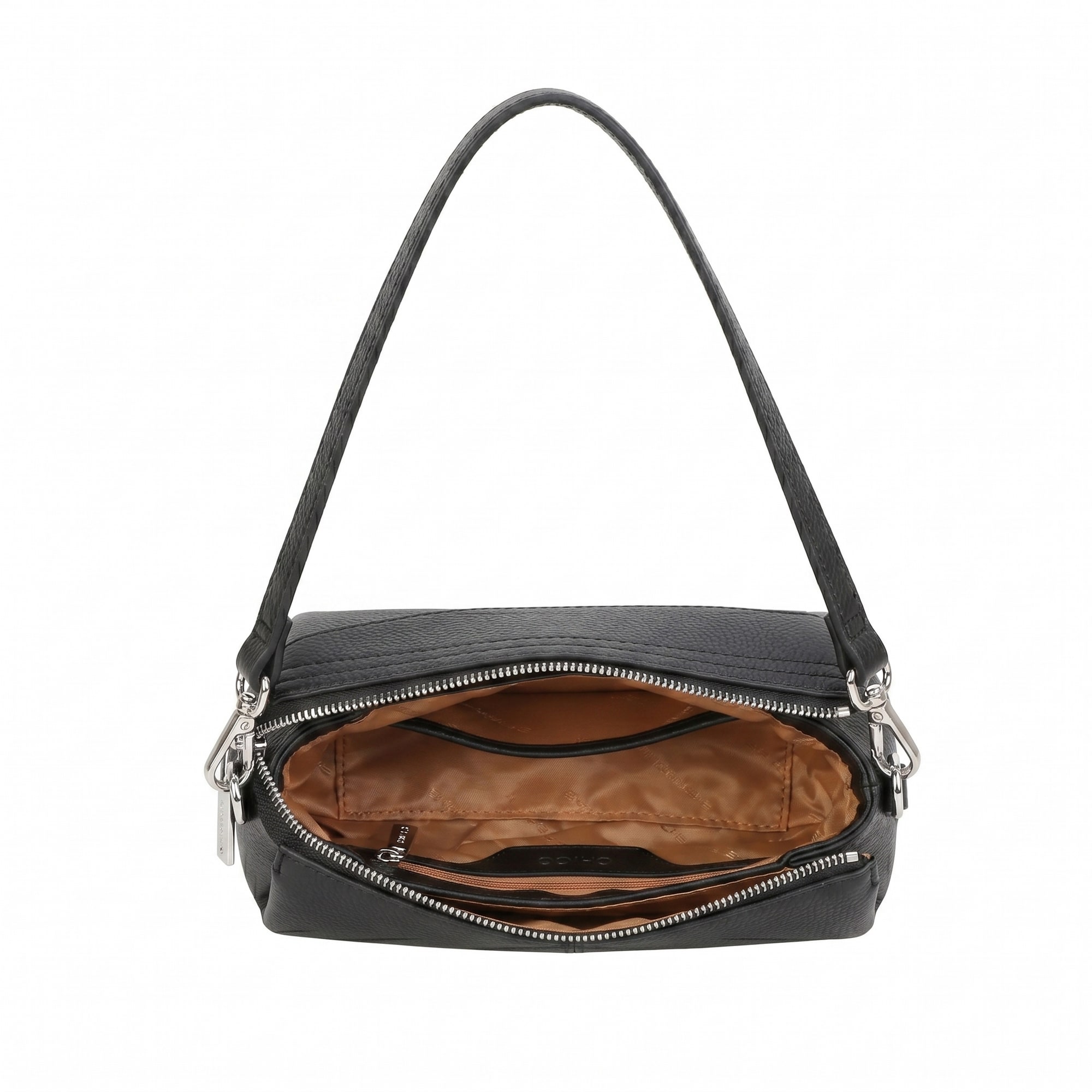 Anna Leather Crossbody Bag - Black view 5