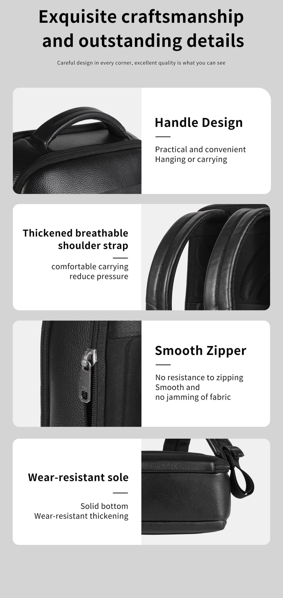 Anthony Leather Backpack view 10