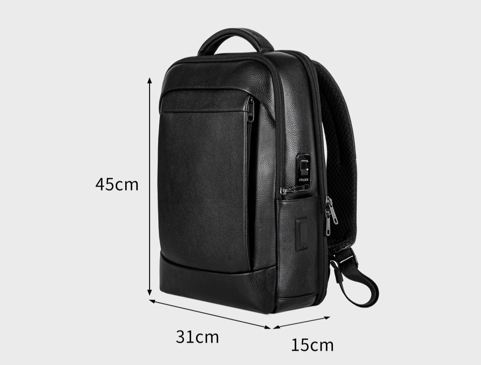 Anthony Leather Backpack view 15