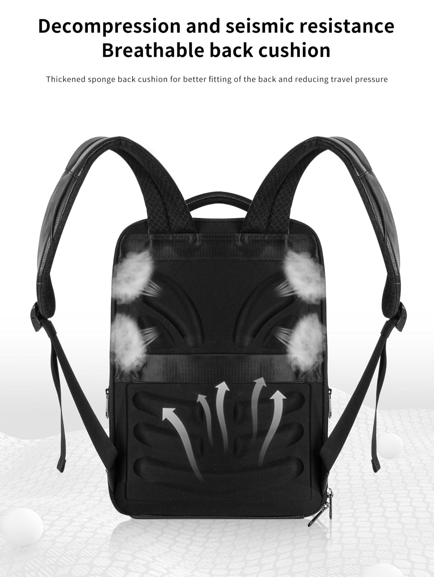 Anthony Leather Backpack view 9