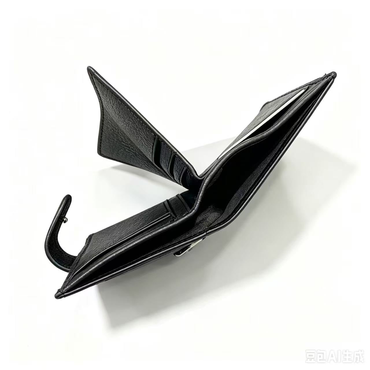 Ellis Leather Wallet - Black view 3