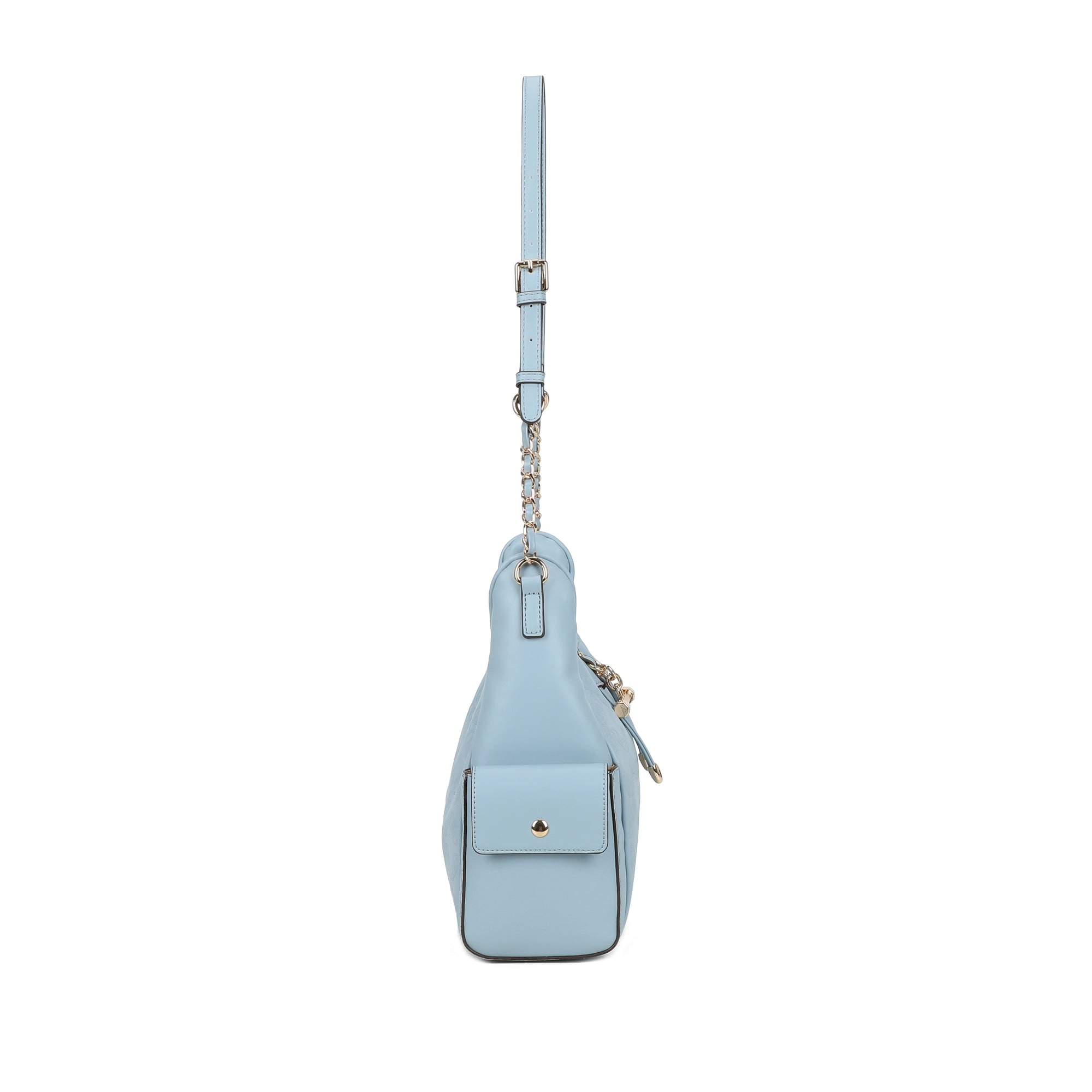 Aubrey Bucket Bag - Blue view 3