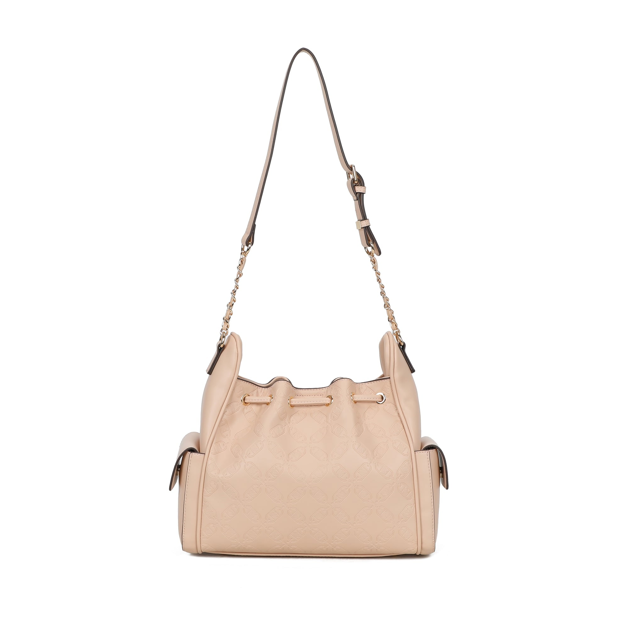 Aubrey Bucket Bag - Pale Apricot view 4