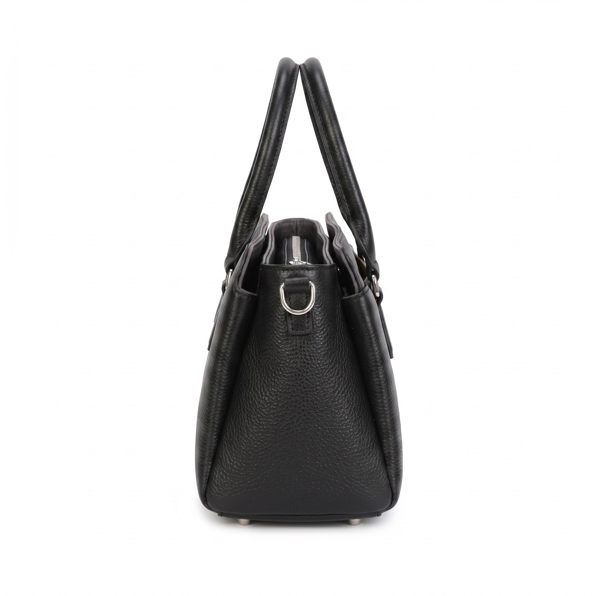 Bella Leather Day Bag - Black view 4