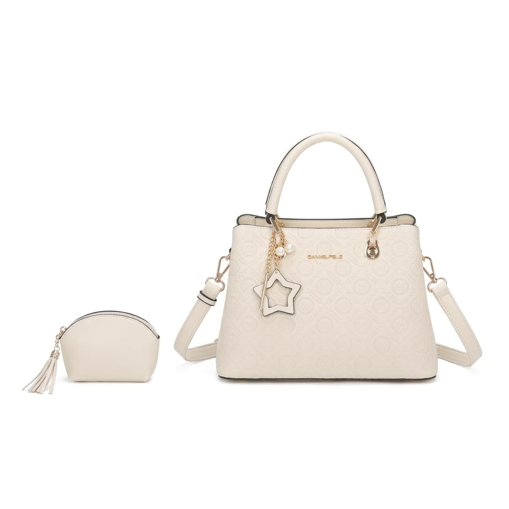 Bianca Day Bag - Cream view 2