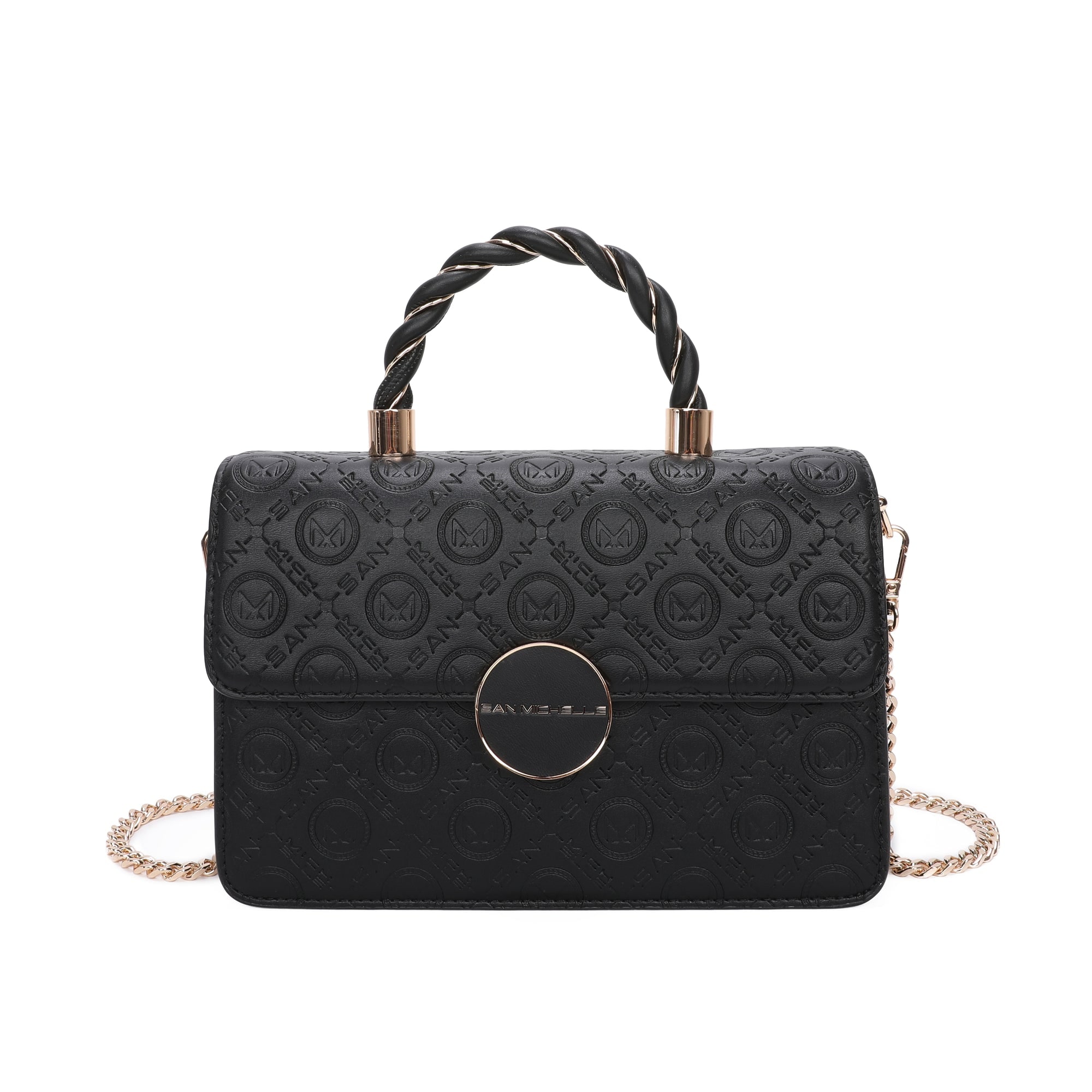Bianca Top Handle Bag - Black