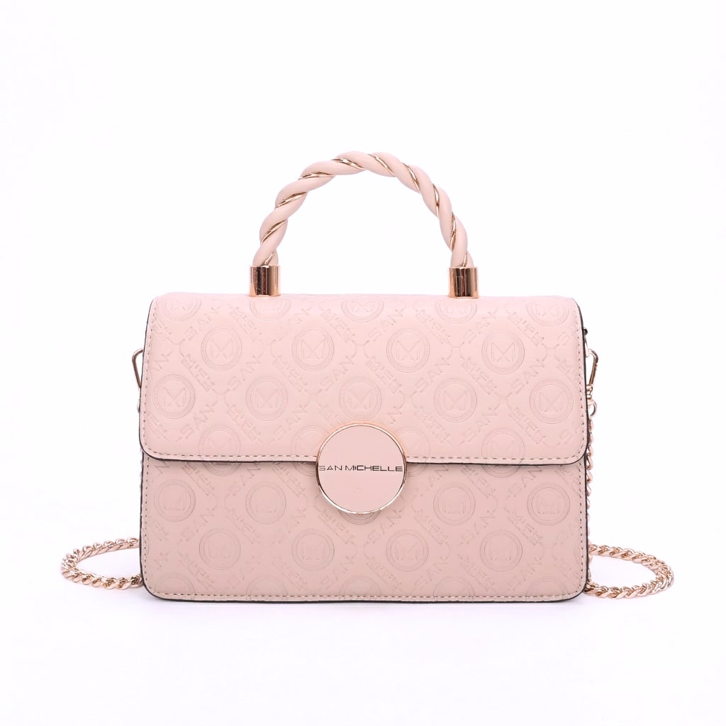 Bianca Top Handle Bag - Light Pink