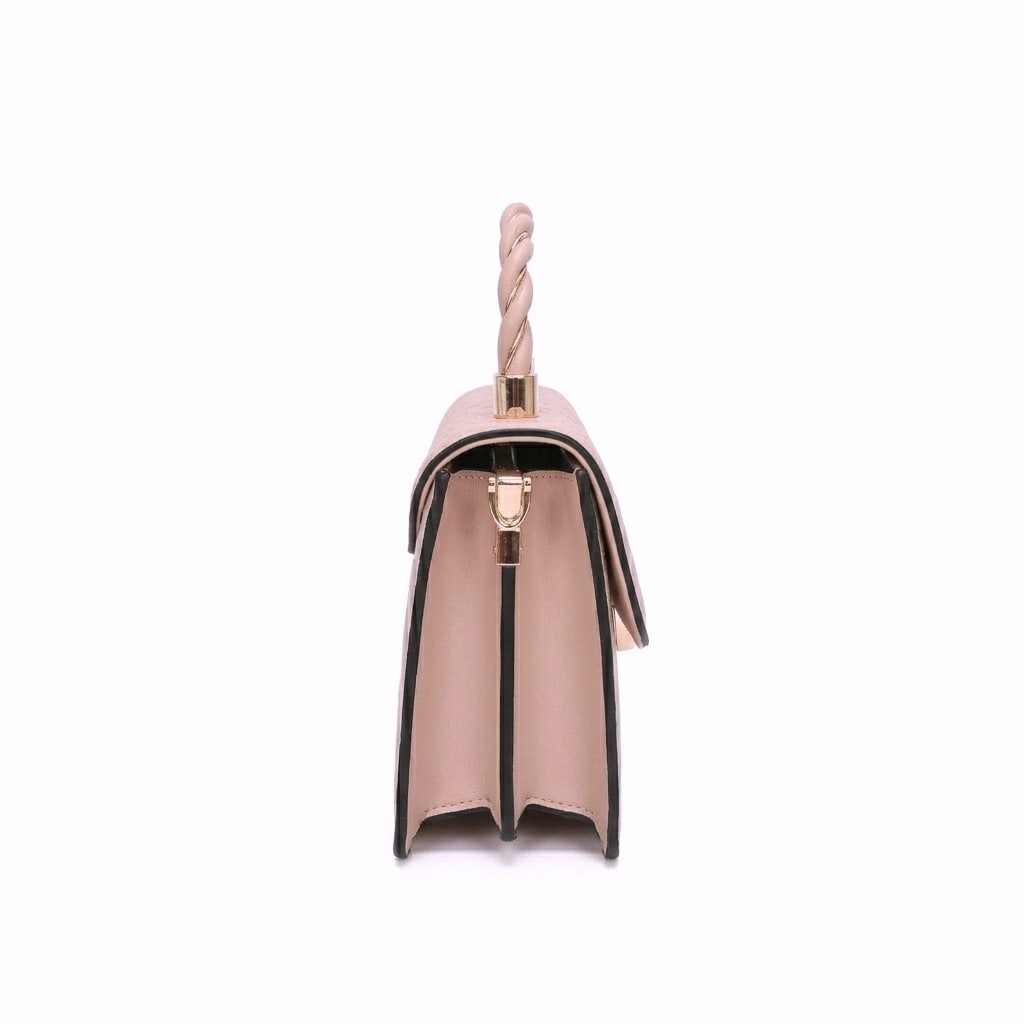 Bianca Top Handle Bag - Light Pink view 3