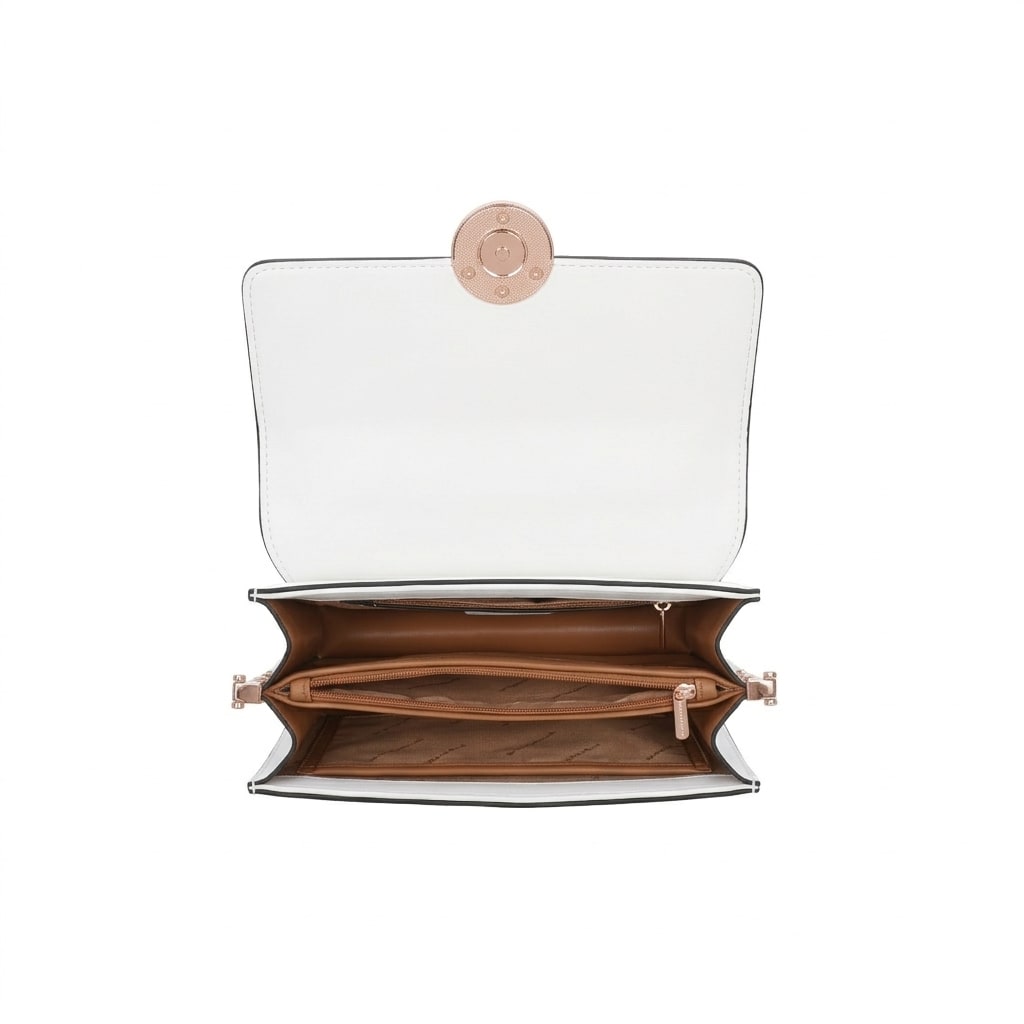 Bianca Top Handle Bag - White view 5