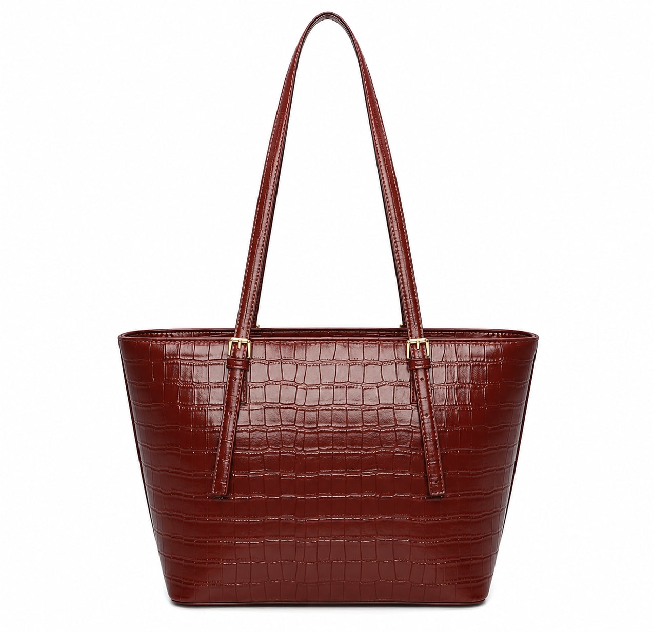 Blair Tote Bag - Cognac Red view 3