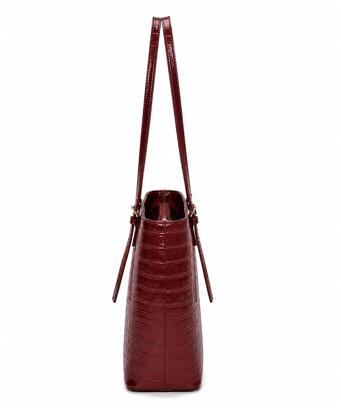 Blair Tote Bag - Cognac Red view 4