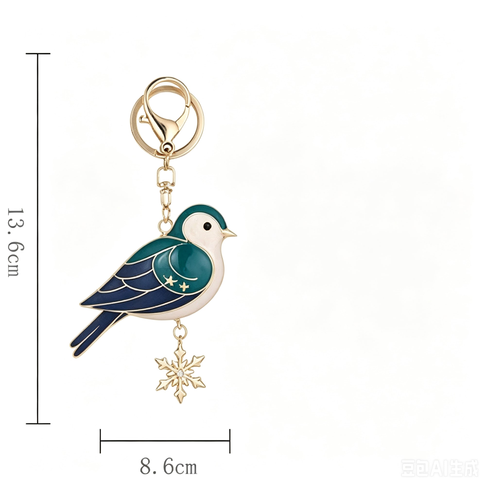 Bluebird Bag Charm view 3