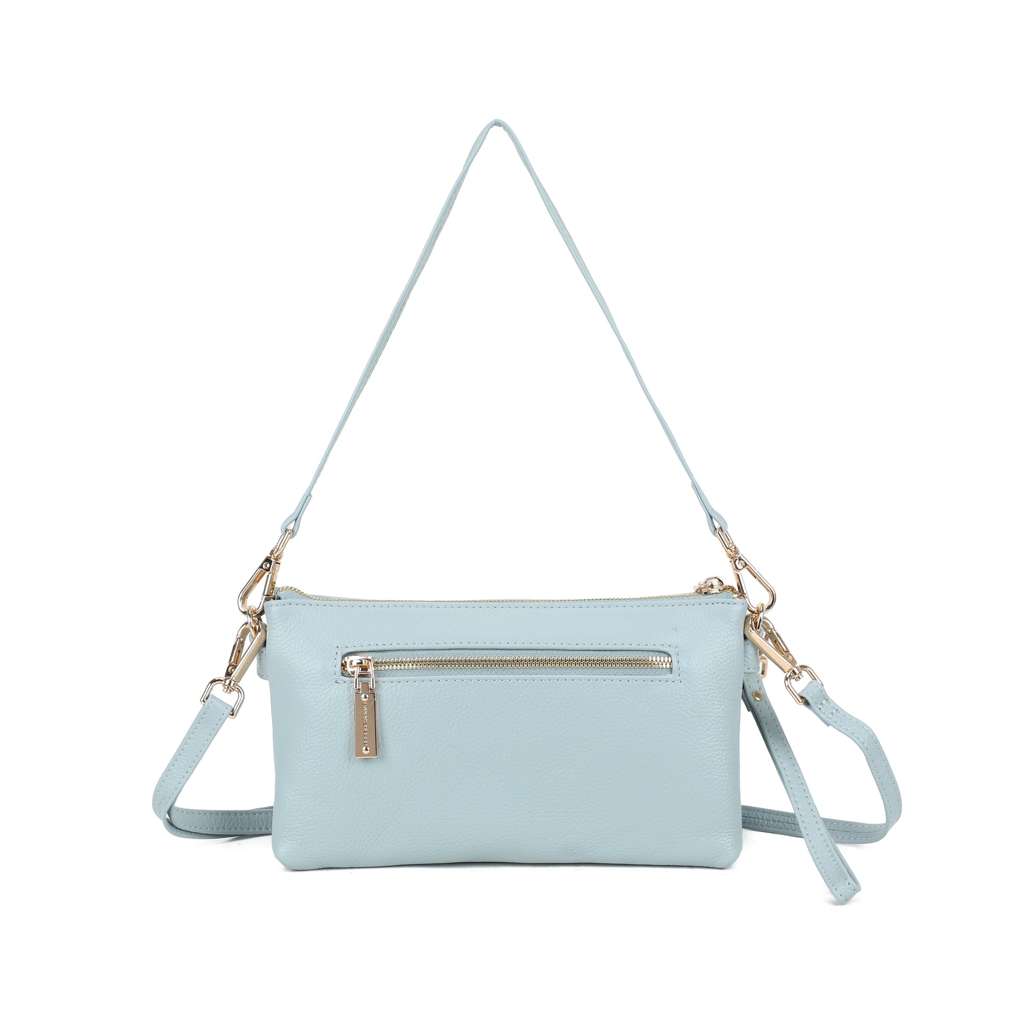 Brook Leather Crossbody Bag - Blue view 4