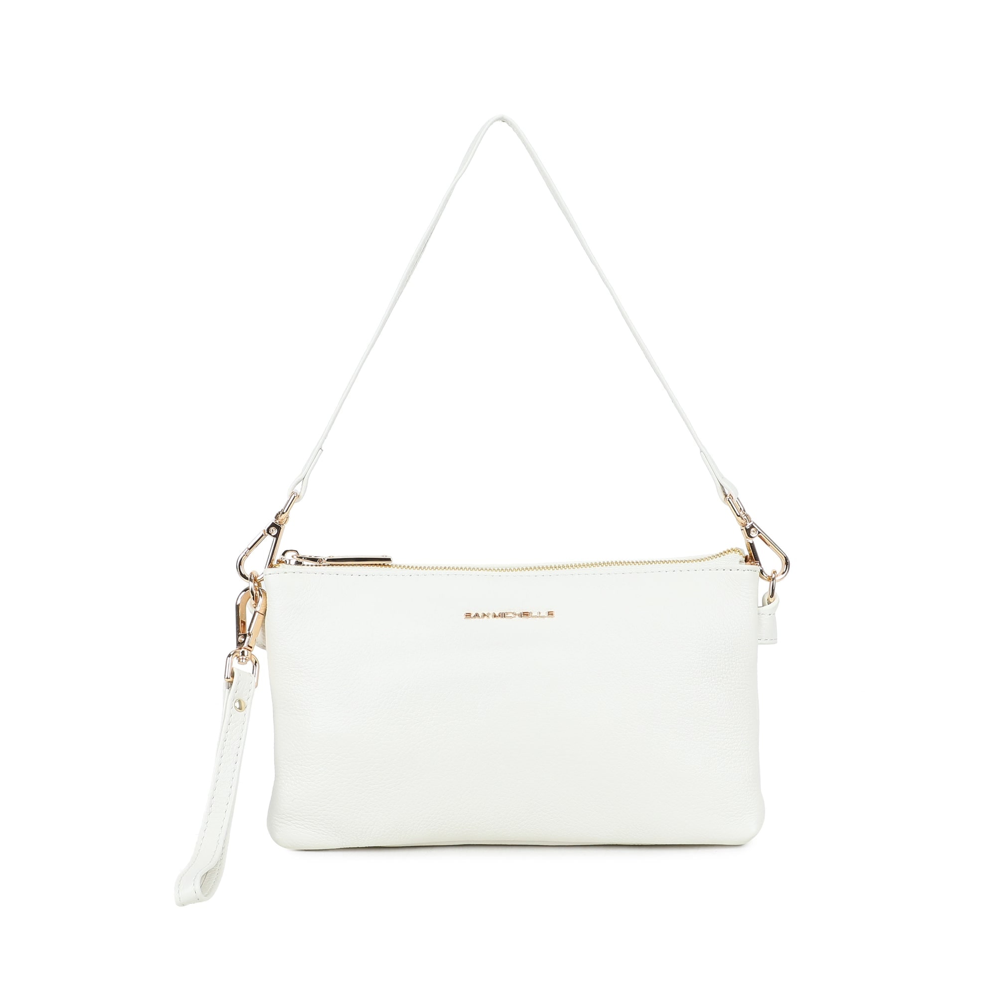 Brook Leather Crossbody Bag - Cream