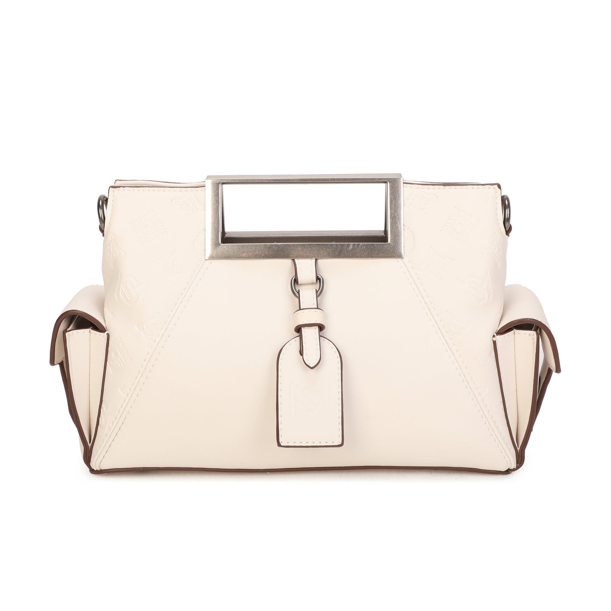 Calista Top Handle Bag - Beige
