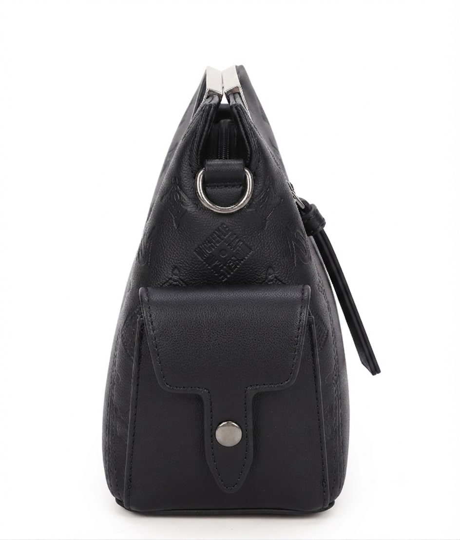 Calista Top Handle Bag - Black view 4
