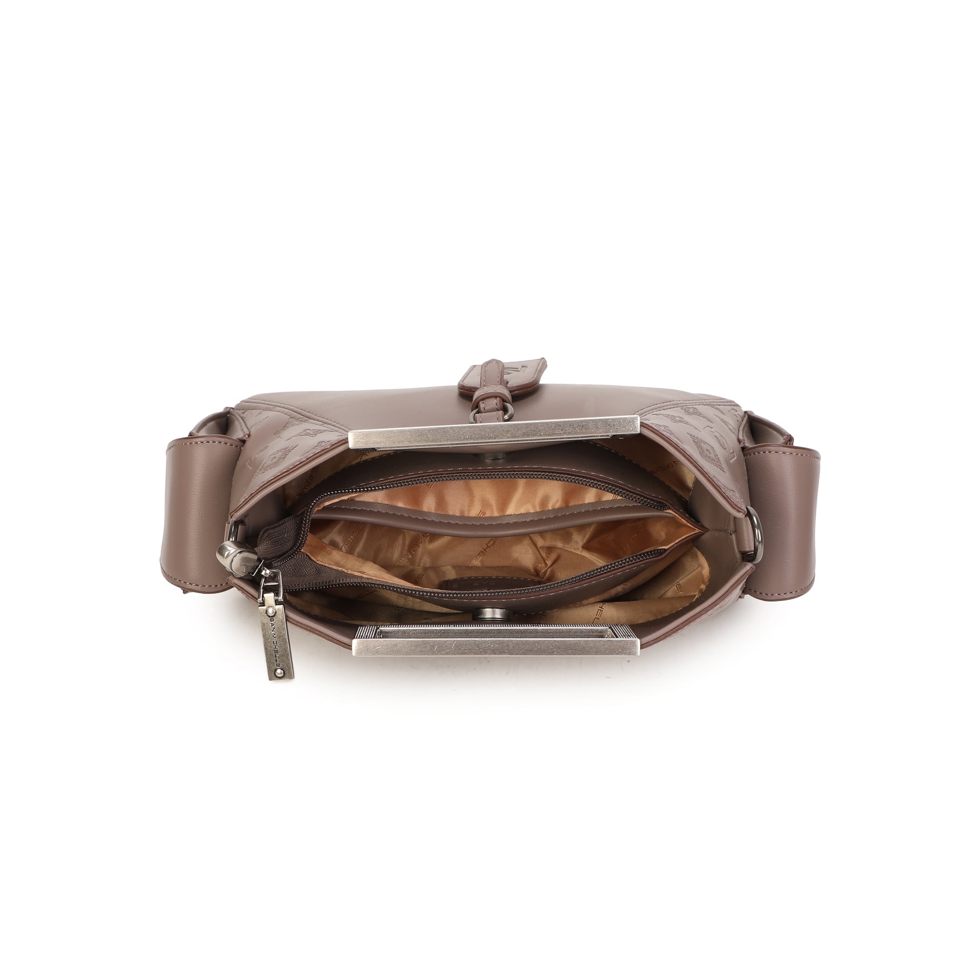 Calista Top Handle Bag - Taupe view 3