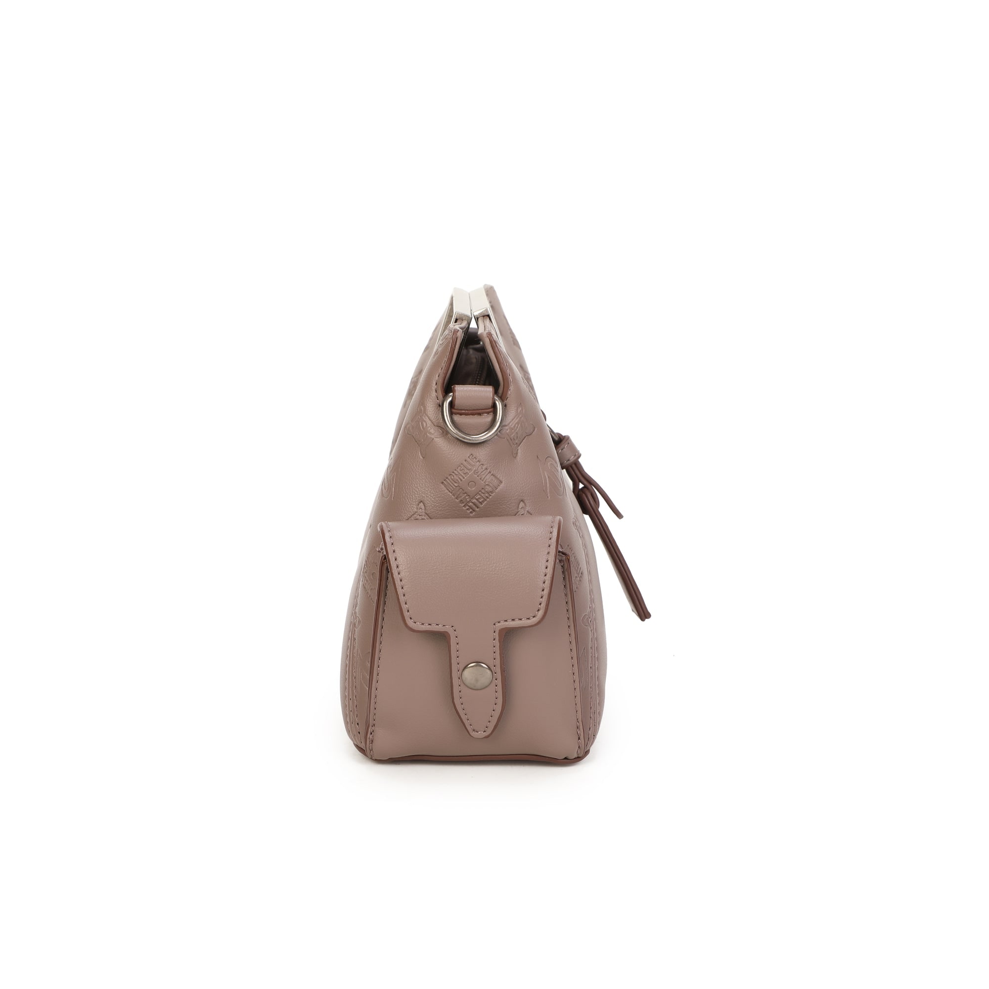 Calista Top Handle Bag - Taupe view 4