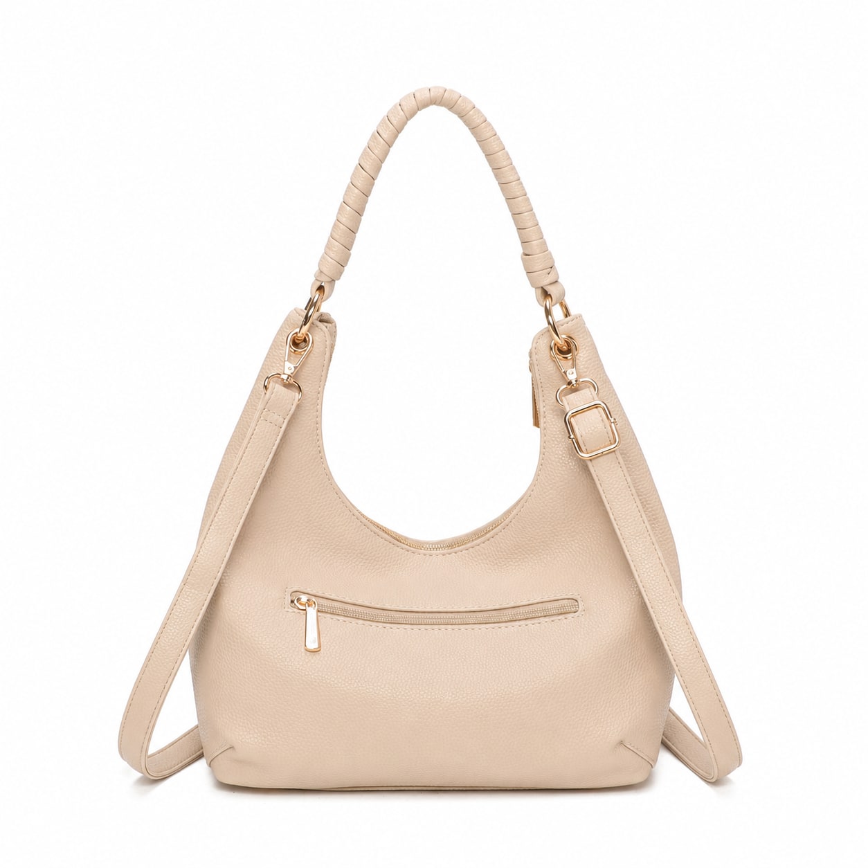 Camille Hobo Bag - Beige view 3