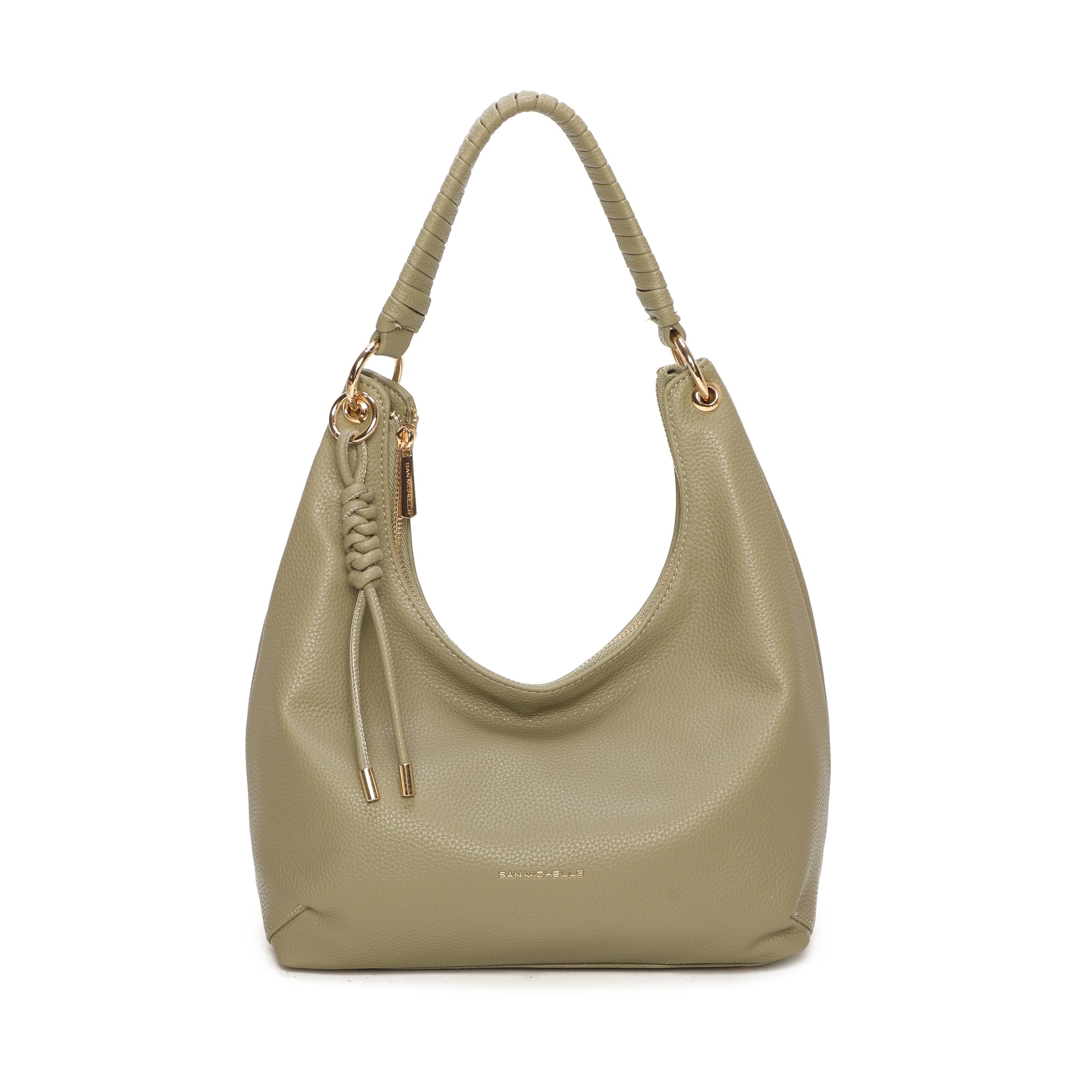 Camille Hobo Bag - Pale Olive Green