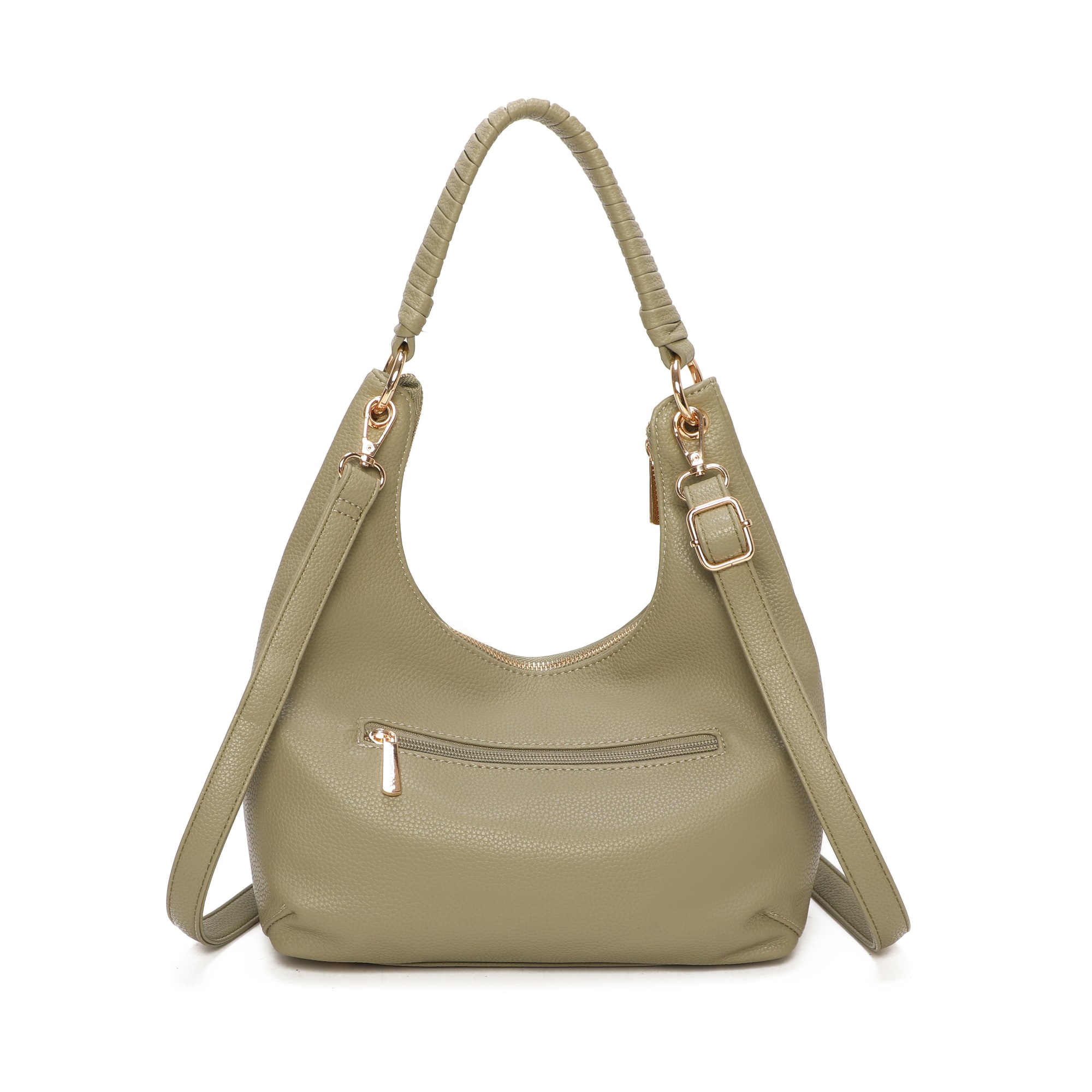 Camille Hobo Bag - Pale Olive Green view 3