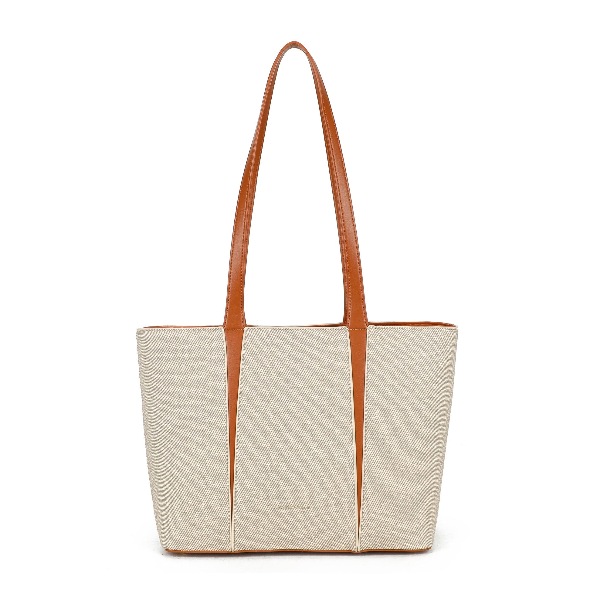 Capri Trapeze Tote Bag - Beige