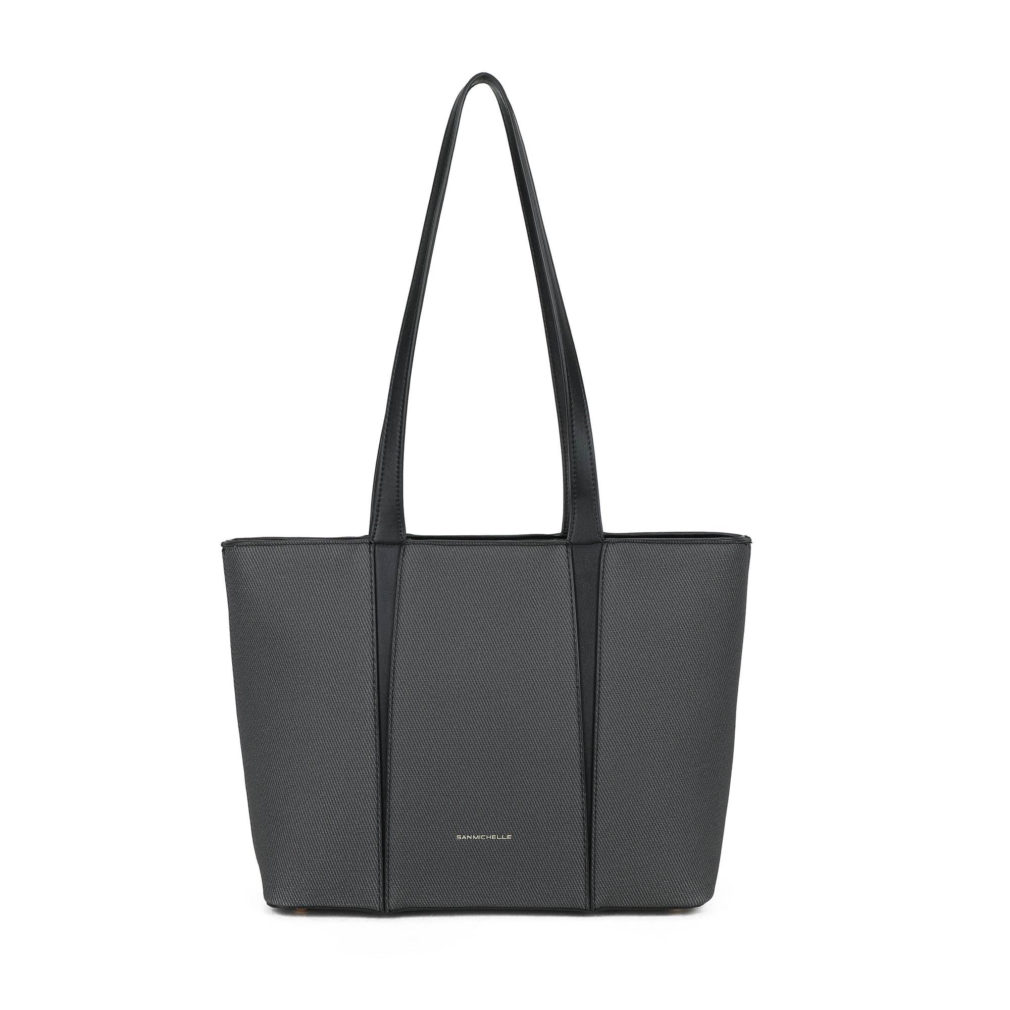 Capri Trapeze Tote Bag - Black