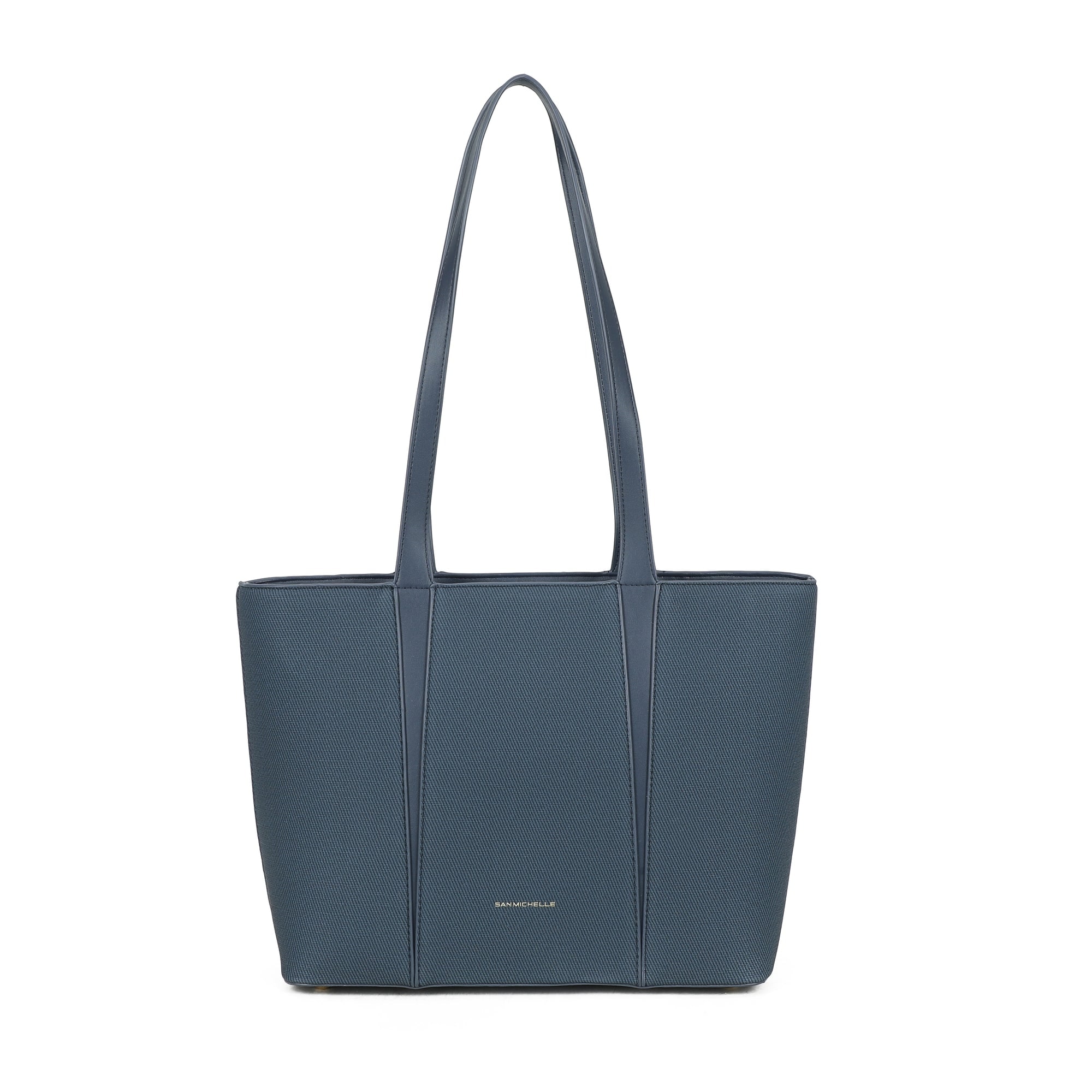 Capri Trapeze Tote Bag - Dark Blue