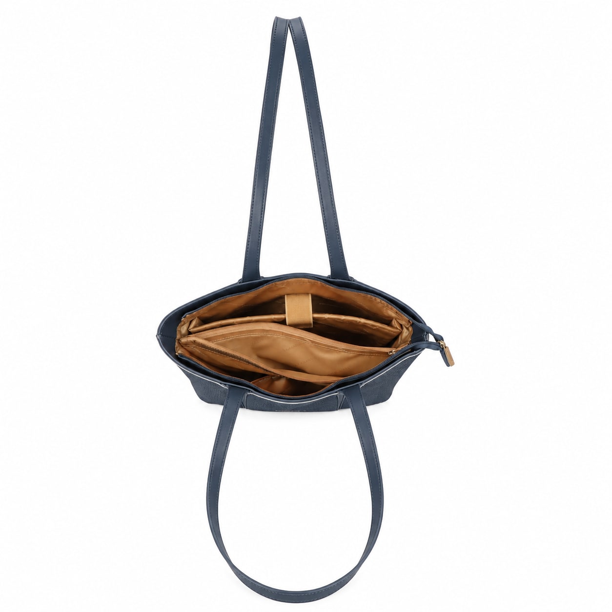 Capri Trapeze Tote Bag - Dark Blue view 4