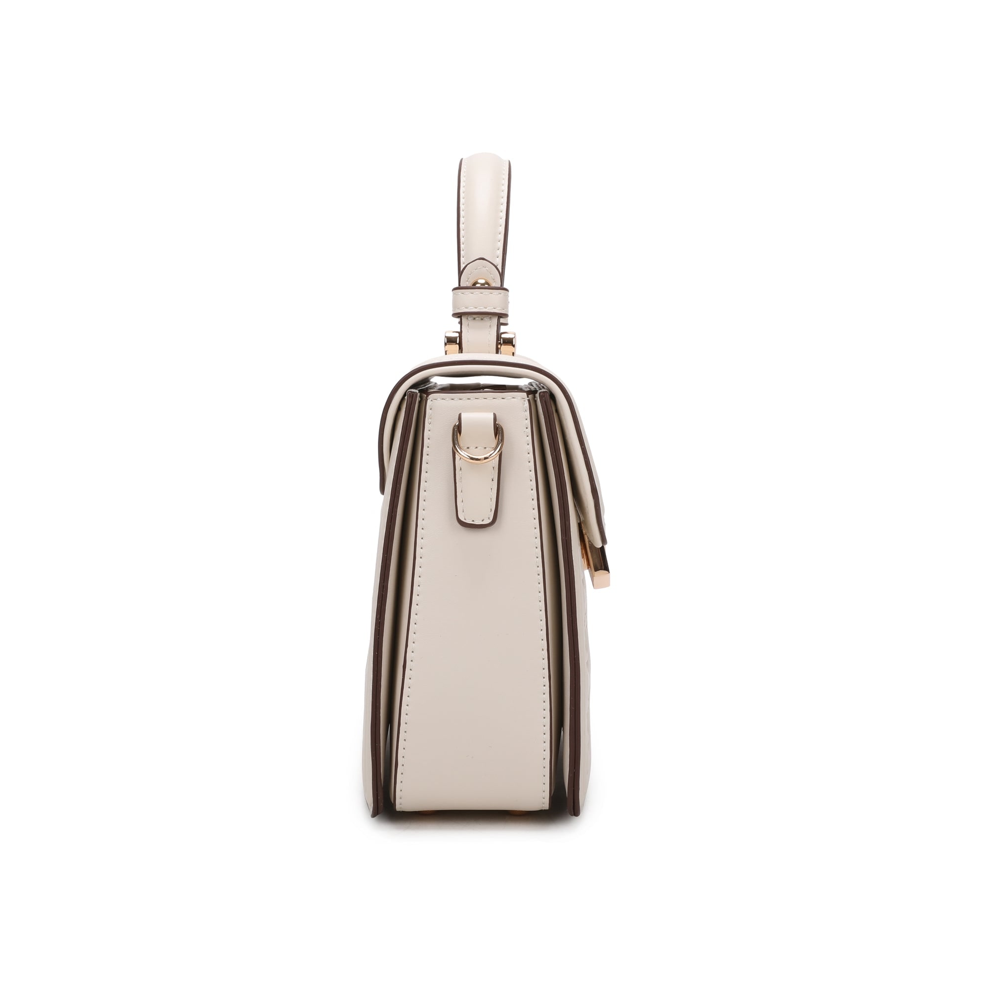 Carey Top Handle Bag - Beige view 3