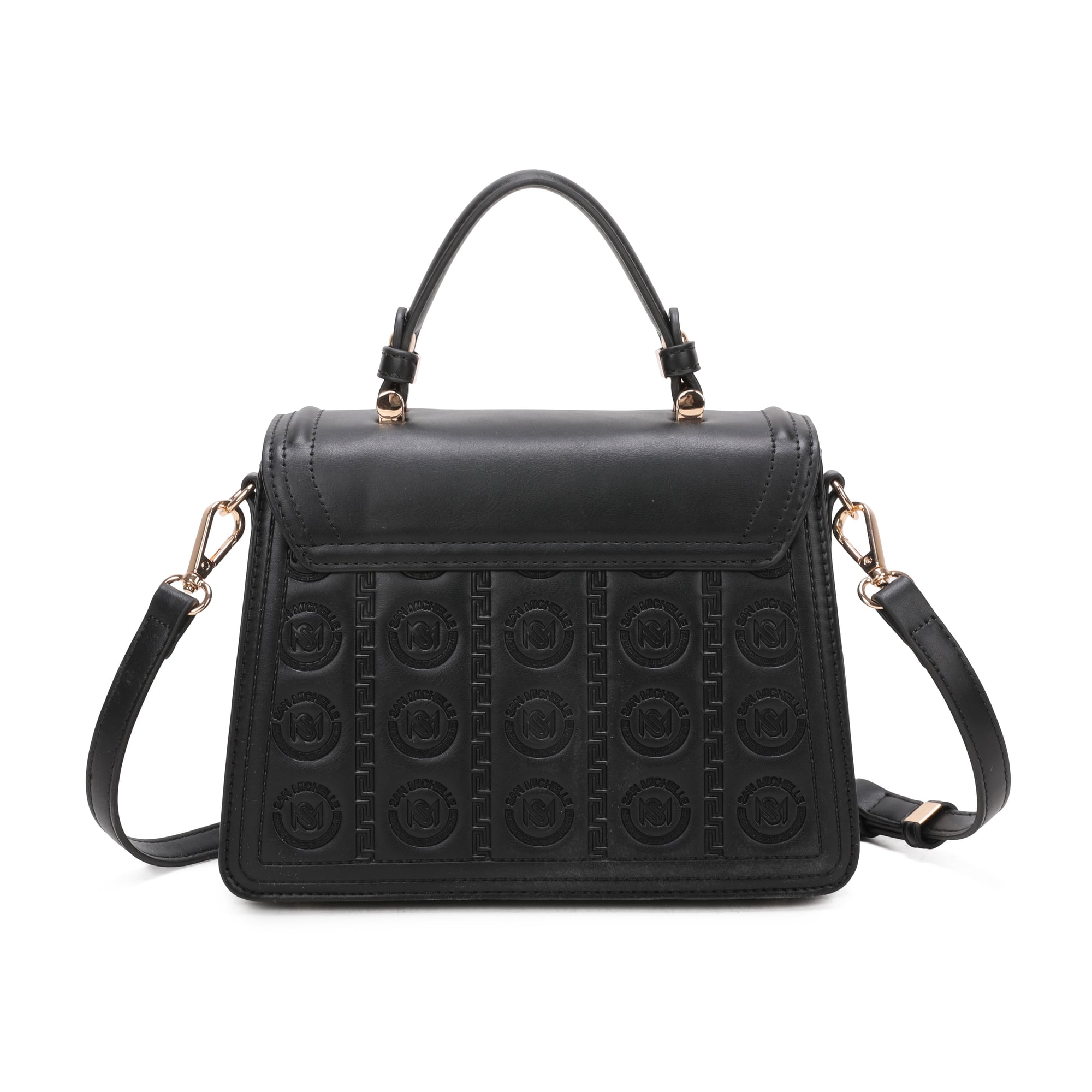 Carey Top Handle Bag - Black view 4