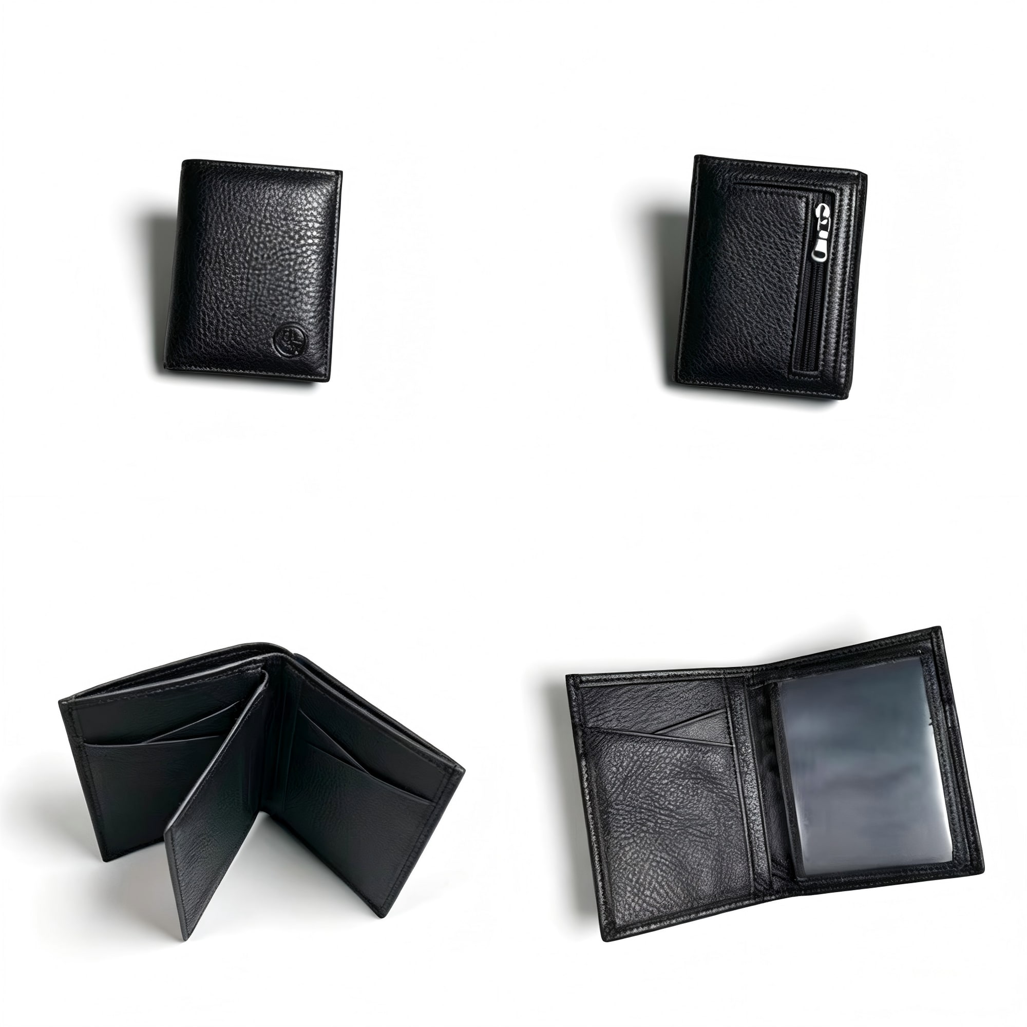 Keaton Leather Wallet - Black view 4