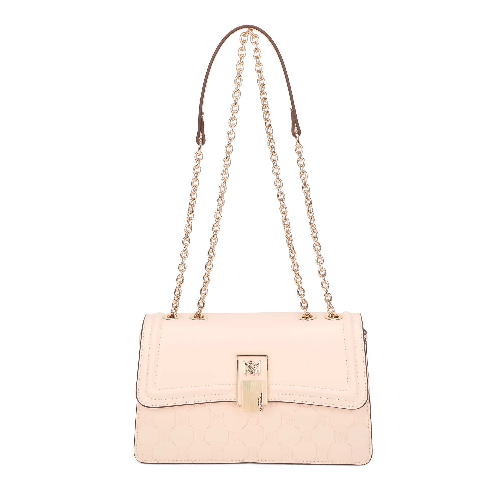 Charmaine Chained Crossbody Bag - Pink