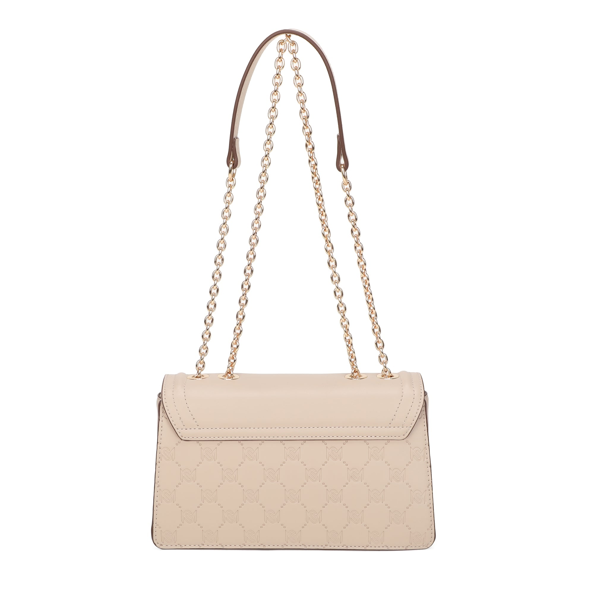 Charmaine Chained Crossbody Bag - Taupe view 4