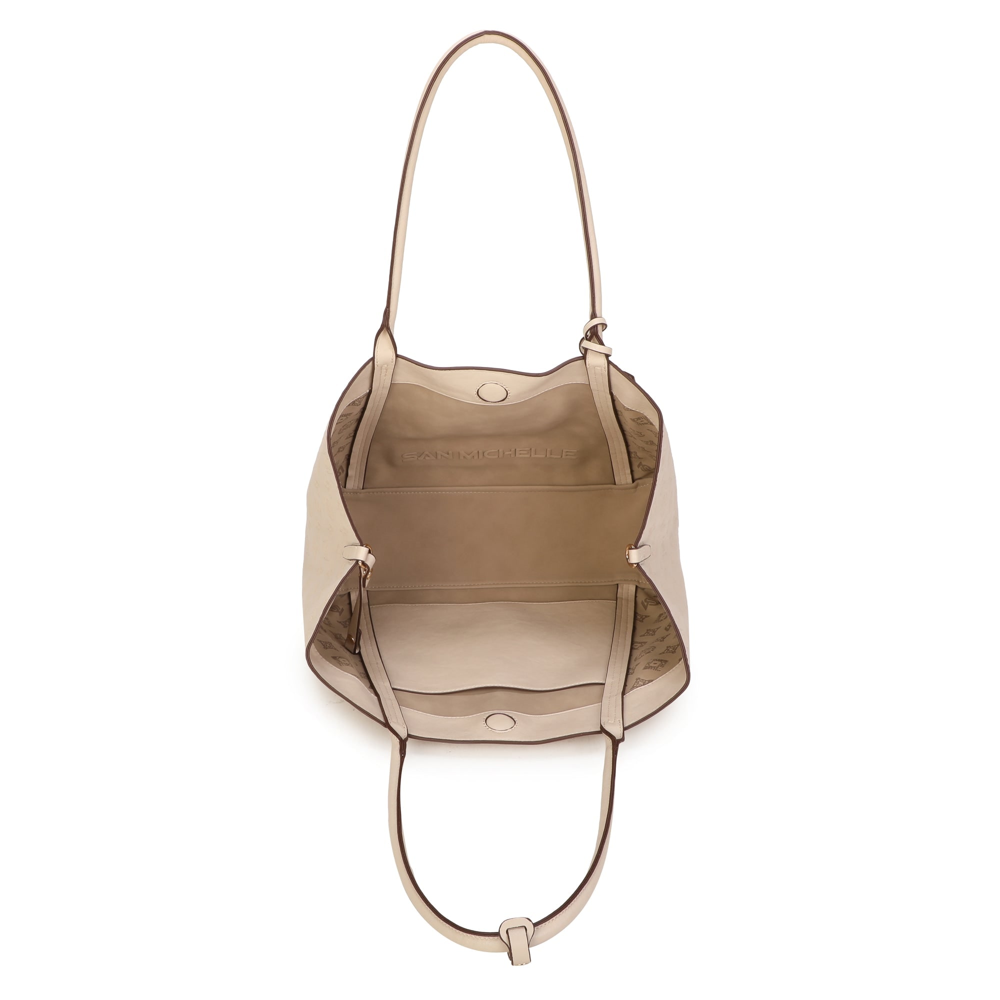 Chelsea Reversible Tote Bag - Beige view 5