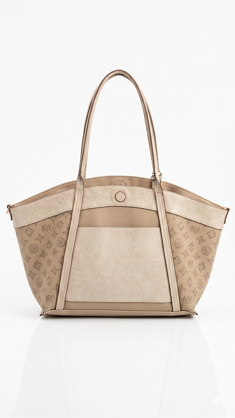 Chelsea Reversible Tote Bag - Beige view 6
