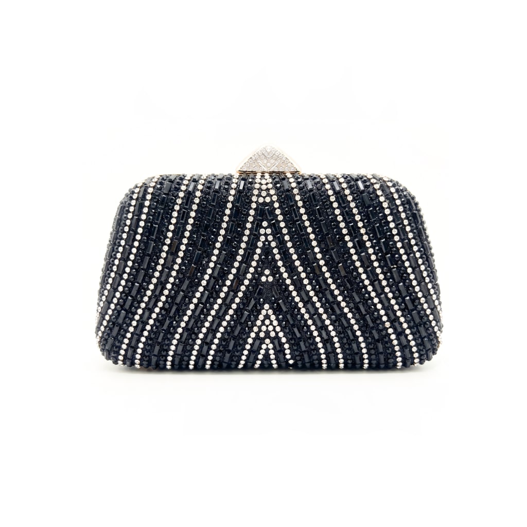 Clara Clutch Bag - Black