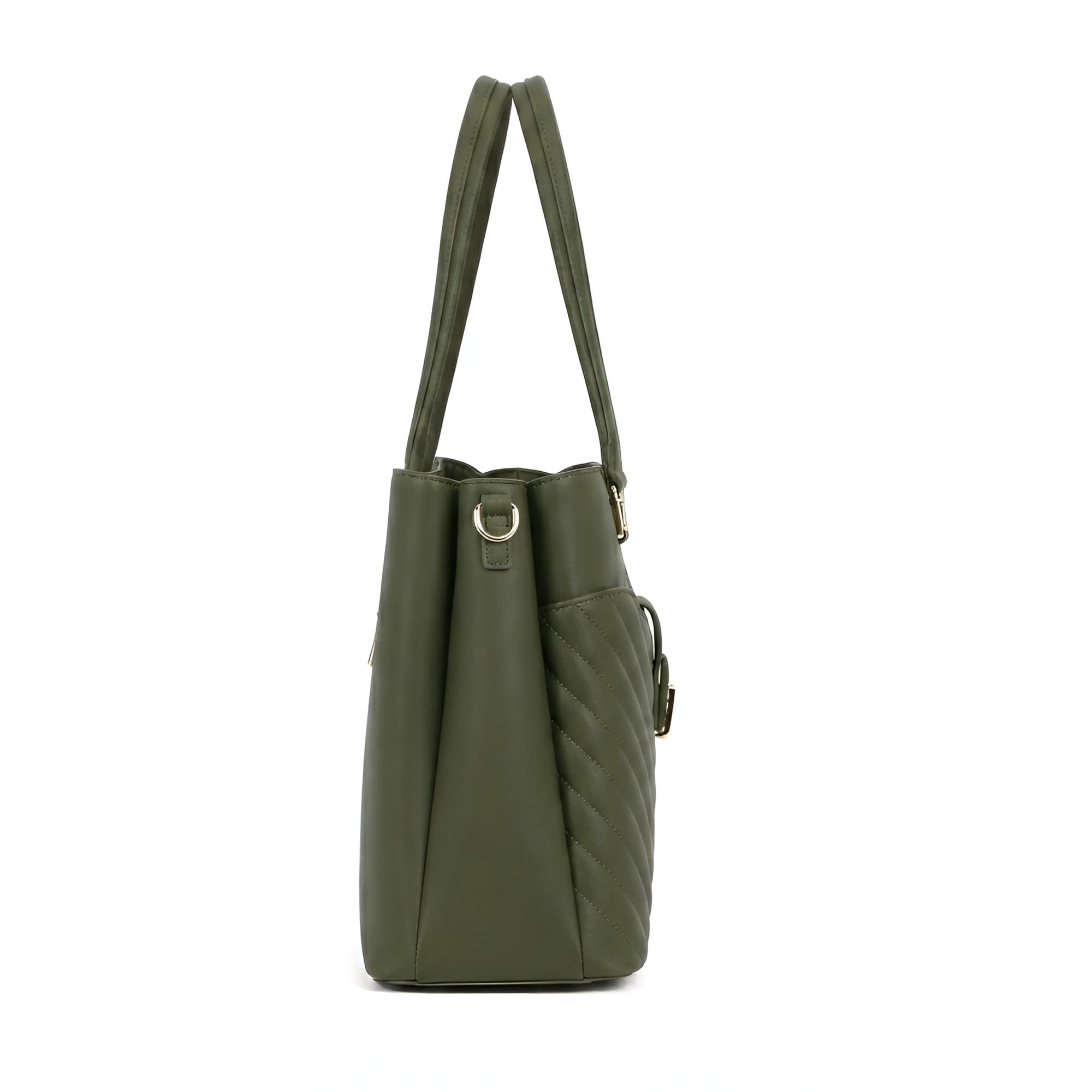 Clarissa Tote Bag - Olive Green view 3